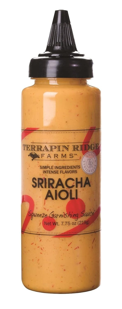 Terrapin Ridge Farms Sriracha Aioli Garnishing Sauce Creamy with Red Chile Heat