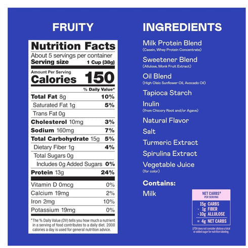 Generic 16 (2pack) Magics-Spoon Fruity High Protein Cereal - Sugar Free Snacks & Breakfast Food - Grain & Gluten Free