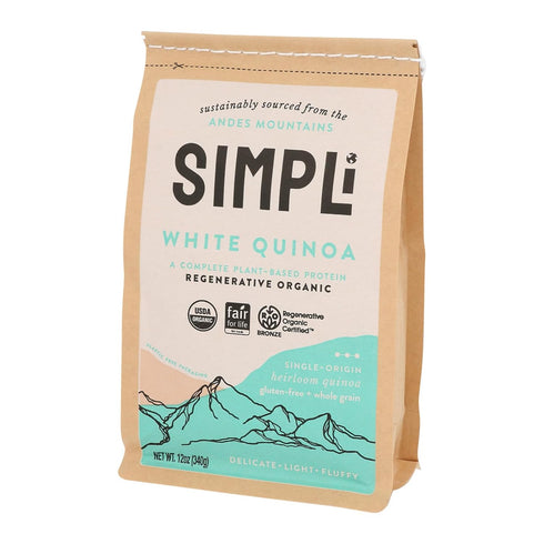 12 Simpli, Quinoa White Organic, Ounce