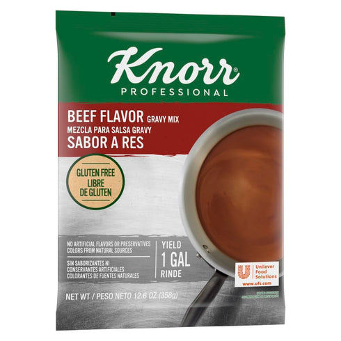 Knorr Professional Beef Gravy Mix Gluten Free, No Artificial Flavors or Preservatives,