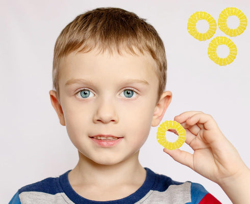 Gummi Gummies (2.2 Fruidles Pineapple Rings Candy, Delicious Fruit Flavors Pounds)