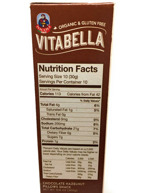 Bella Vita Organic 10.6 oz Vitabella Cereal Chocolate Pillows Organic