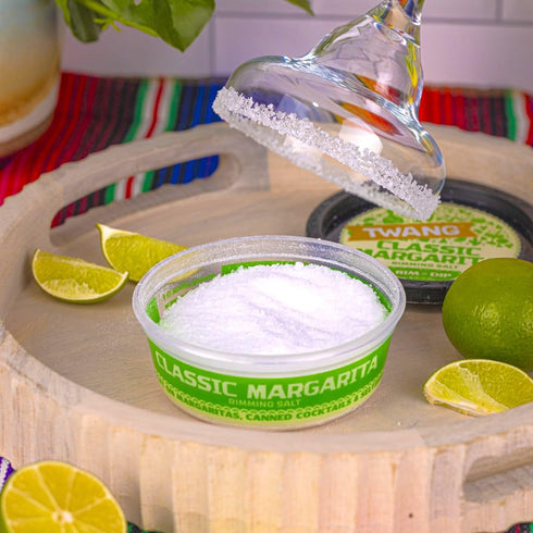 Rimmer, 4 (Pack 12) Twang Flavored Salt Classic, for Margaritas, Mocktails, Smoothies and Micheladas, Ounce