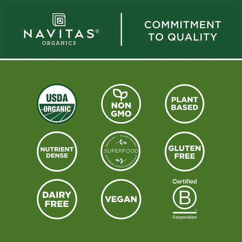 10 10 3.1 Navitas Organics Matcha Latte, Single Serve Pouches, Servings Organic, Non-GMO, Dairy-Free, Ounce