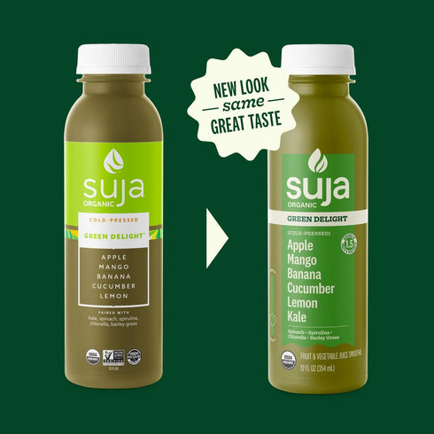 12 6 Suja Essentials Organic Green Delight Juice, Fluid Ounce -- per case.