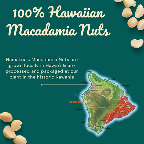 (10 oz Hamakua Macadamia Nuts - Unsalted Hawaiian Grown Dry Roasted Half and Whole Macadamias without Salt - Natural