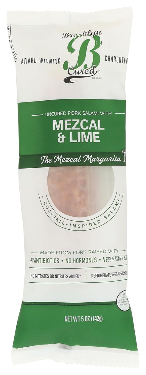 Brooklyn Cured The Mezcal Margarita Salami Chub, 5 OZ