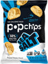 Popchips Potato Chips, Sea Salt, 12ct Single Serve 0.8oz Bags, Low-Calorie and