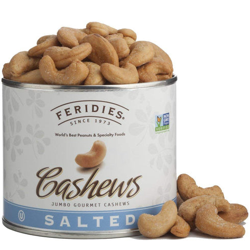 FERIDIES Salted Jumbo Cashews, 9 OZ