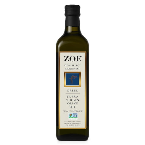 ZOE Diva Select Koroneiki Greek Extra Virgin Olive Oil, Cold Pressed, 100%