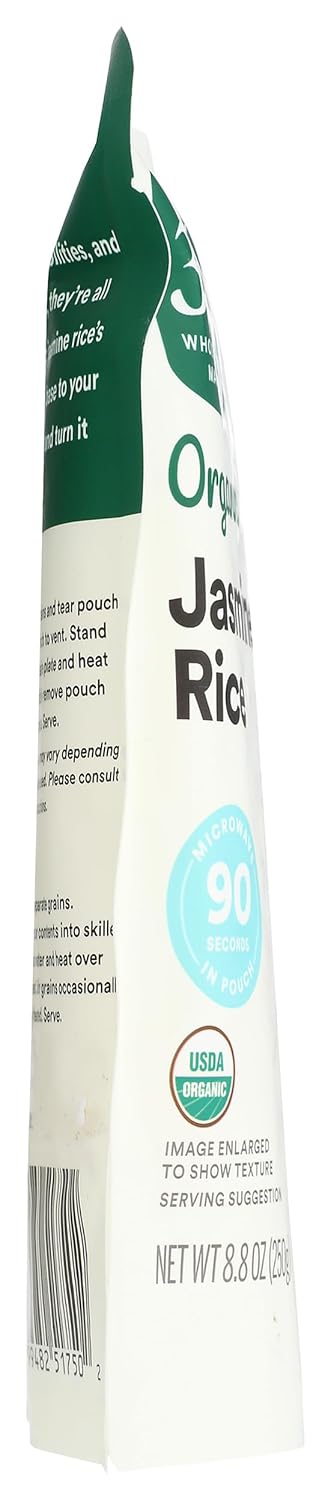 365 90-Second 9 by Whole Foods Market, Organic Jasmine Rice, Microwave in Pouch, Ounce
