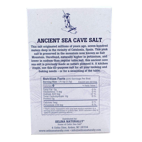 10.6 Oz (300 10.6 Oz (Pack 1) Celtic Sea Salt Pink Potassium Cave Salt G) Extra Fine Grain, Natural, Light In Sodium
