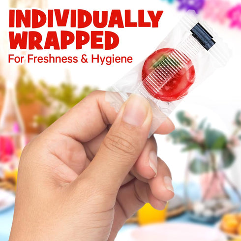 10 Oz Fruit Slices Candy Individually Wrapped - Fruit Melody Hard Candy Assortment in Bulk Variety Fruity Flavors