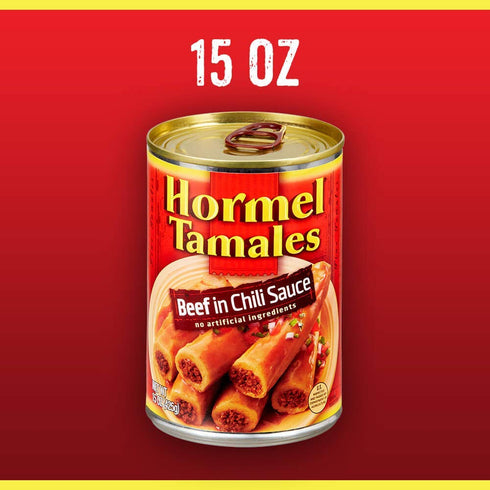 15 Oz (8 Pack) Hormel Beef Tamales