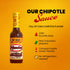 5 oz, Pack 1 El Yucateco Chile Chipotle Hot Sauce, Authentic Mexican Chili Sauce, Bold Flavor, fl
