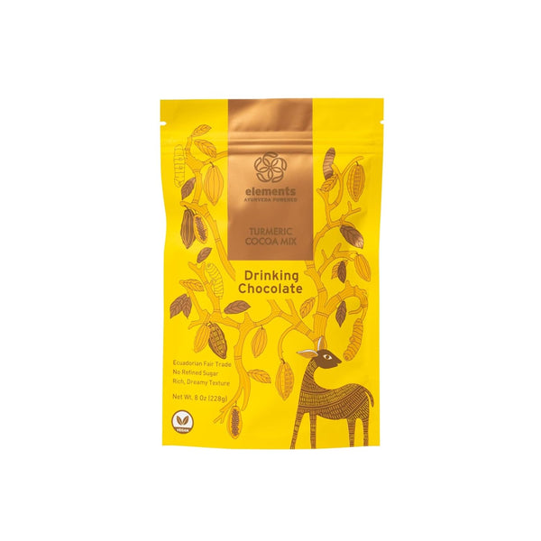 Elements Truffles Chocolate Drink Mixes Turmeric & Dark chocolate (Pack of 1)
