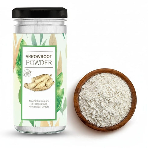 Generic 100% Natural, Pure and Raw Arrowroot flour/powder - 100gm
