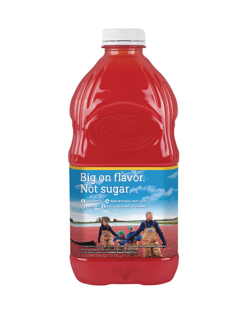 64 Oz (Pack 8) Ocean Spray Diet Cranberry Pineapple Juice Drink, FL Bottle