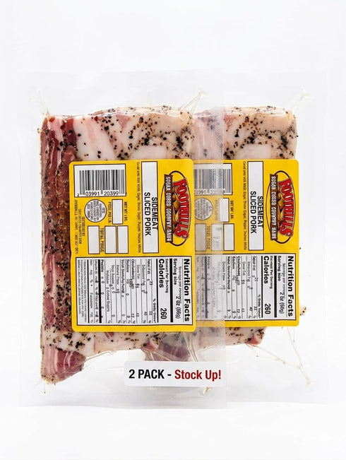 Generic Country Southern Sugar Cured Ham Slices North Carolina Foothills Ham, Traditional Dry Cured (Sliced Pork)
