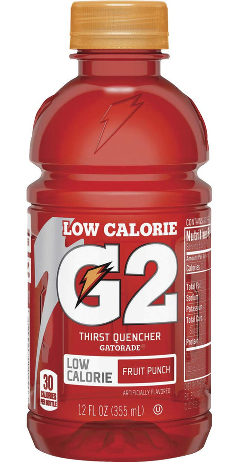 PS Medical Gatorade Ready-to-Drink 12 oz Bottles, G2 Fruit Punch, 24 per case