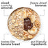 12 Pack Mylk Labs Banana Nut Protein Oatmeal Cups, Whole Grain, Low Sugar, High Fiber Breakfast with Low Sodium, Quick