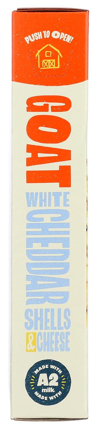 6 OZ FUNNY FARM Goat White Cheddar Shells & Cheese