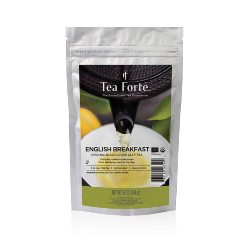Tea Forte Premium Loose Leaf Tea Blend, Resealable 1 Pound Bag, Makes