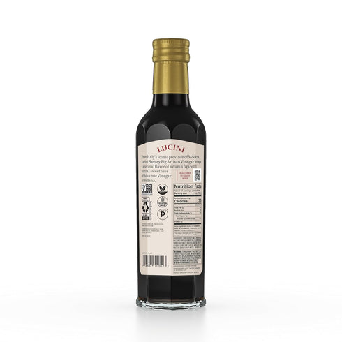 Whole30 250mL Lucini Italia Savory Fig Balsamico Artisan Vinegar Italian Balsamic Vinegar Aged Balsamic Vinegar from