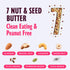 7 16 oz NuttZo Organic Power Fuel Nuts and Seeds Butter, Crunchy, Paleo and Keto Friendly, Peanut and Gluten Free