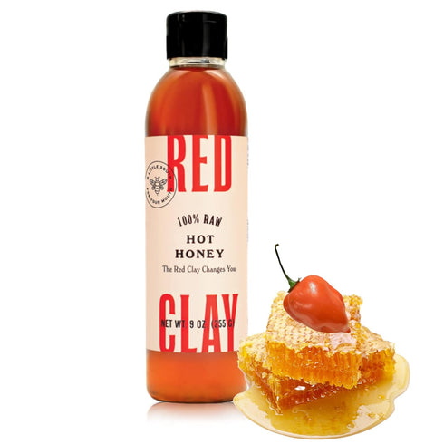 Red Clay Hot Honey - Gluten Free - Paleo Spicy Honey -