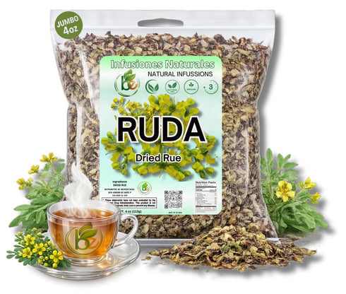 Ruda Seca Herbal Tea (4 oz) 100% Natural Rue Dried Herbs (Ruta