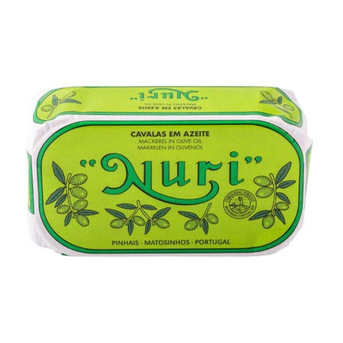 Nuri Mackerel Fillets in Olive Oil | 4 Pack | Product of Portugal