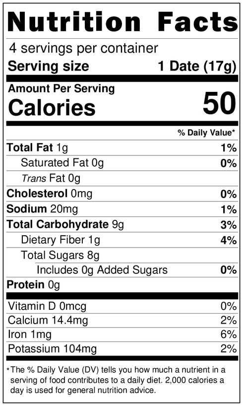 Pick Me Up Snacks 4 2.4 oz Pack Pack 5 (20 Organic Medjool Dates, Pitted and Filled with Creamy Peanut Butter Dates per