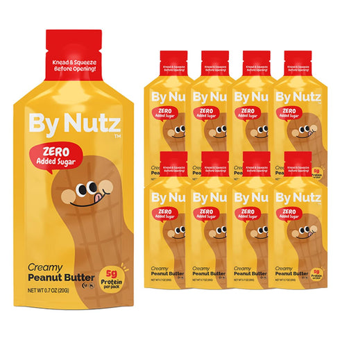 Packs,High (9 20g, 3 By Nutz No Added Sugar Peanut Butter Oleic,High Protein,Diabetes Friendly,Non-GMO x Boxes)