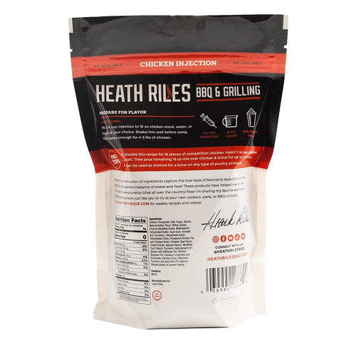 Chicken Injection & Brine, Heath Riles Meat Injector, Award Winning Chicken Injector & Chicken Brines, Made in the USA