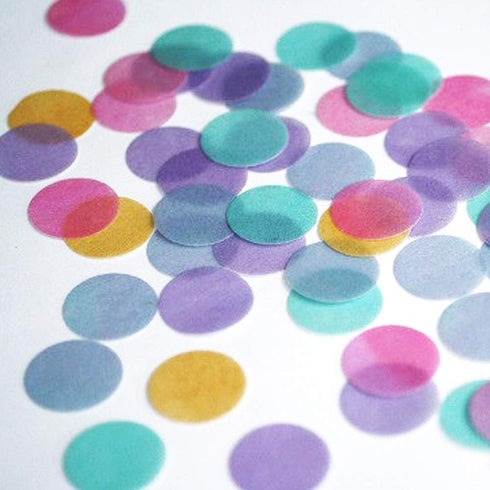 CHOCKACAKE 150x Mermaid Colorful Edible Pre Cut Wafer Cake Decoration, Cupcake Toppers, Edible Paper
