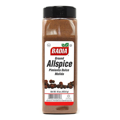 16 oz Badia Ground Allspice Seasoning, Warm & Aromatic Spice for Baking, Cooking, and Seasoning