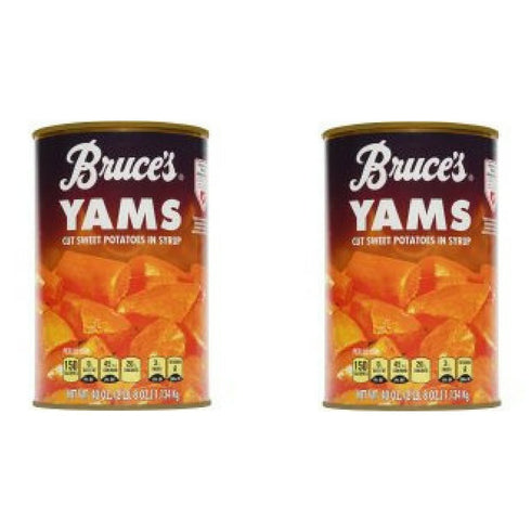 Bruce Foods Bruce's Yams Cut Sweet Potatoes in Syrup, 40 oz - Pack of