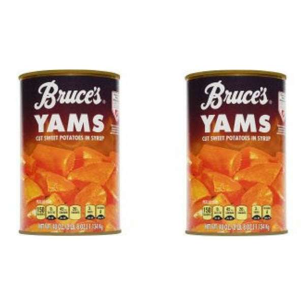 Bruce Foods Bruce's Yams Cut Sweet Potatoes in Syrup, 40 oz - Pack of