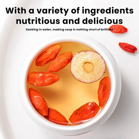 MIHUNTANG 17.63oz/500g Dried Goji Berries Whole Fruit Raw Sun-Dried Red Goji Large Berry Perfect for Tea, Smoothies