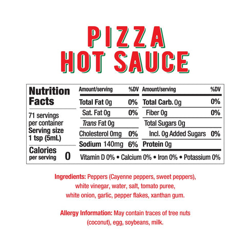 Pizza Hot Sauce, Melinda’s, Crushed Red Pepper, Fresh Ingredients, Cayenne Peppers, Garlic, Tomatoes, 12oz, 1 Pack