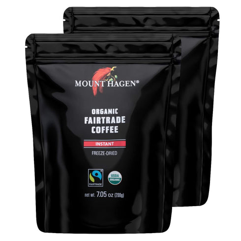 Mount Hagen 7.05oz Organic Freeze Dried Instant Coffee - 2 Pack |