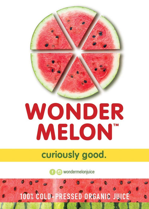 8.45oz (6 Pack) 100% 6/27/2026 Wonder Melon Organic Watermelon Juice with Cucumber & Basil, Juice, Cold Pressed, Best