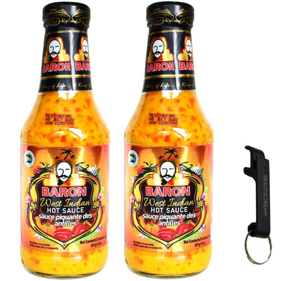 ODatzgood Baron West Indian Hot Sauce 14oz (397 g) 2-Pack Product of St.
