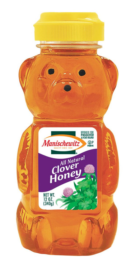 MANISCHEWITZ HONEY CLOVER BEAR SQZ 12 OZ