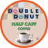80 Count Double Donut Coffee Half Caff Coffee Pods, Single Serve Half Caffeine Coffee Pods For Keurig K Cup Brewers