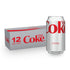 Diet Coke Soda Soft Drink Fridge Pack Cans, 12 fl oz, 12