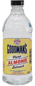 Goodman's Pure Almond Extract - Gluten-Free, Non-GMO, Kosher, Low Carb & Low