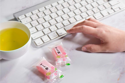 300g/10.58oz, YAMASAN KYOTO UJI Japanese Sakura Mochi Candies, Real Traditional Cherry blossom Rice Cakes, Japanese