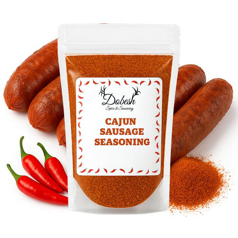 Dobesh Cajun Sausage Seasoning Mix with Cure, Authentic Louisiana Style Spice Blend
